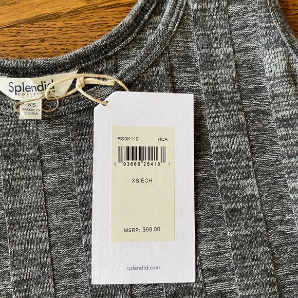 New Splendid Grey Tank Top - Picture 2 of 6